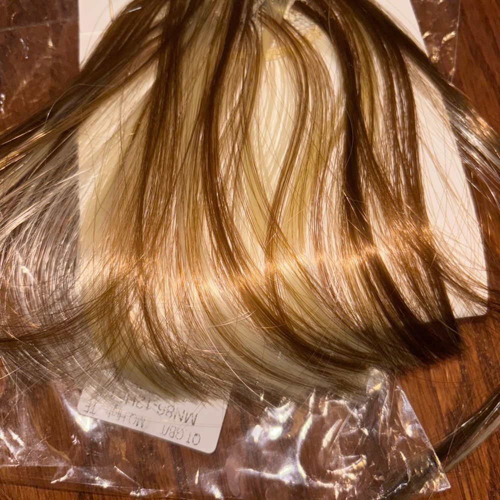 Stylish Brown and Blonde Bang Hair Extension - Picture 5 of 5